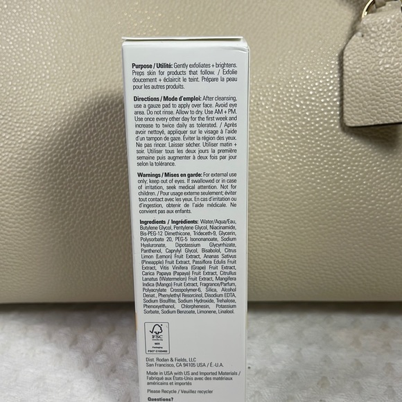 Rodan + Fields reverse intensive 2 brightening toner NIB - Picture 2 of 4